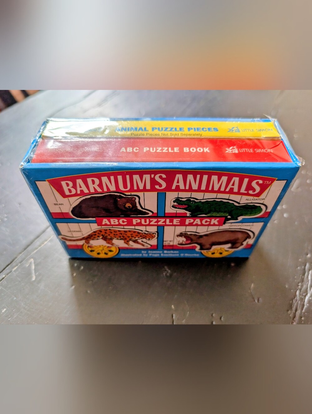 Vintage 1999 Barnum's Animals ABC Puzzle Pack New Sealed Old Stock Collectible